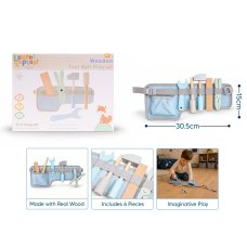 PS891: Wooden Tool Belt Play Set